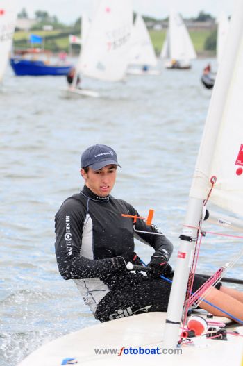 Alex Horlock, Laser class winner at the River Exe Regatta
