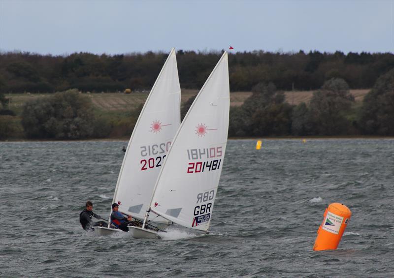 Laser Inlands at Grafham photo copyright Paul Williamson taken at Grafham Water Sailing Club and featuring the ILCA 7 class