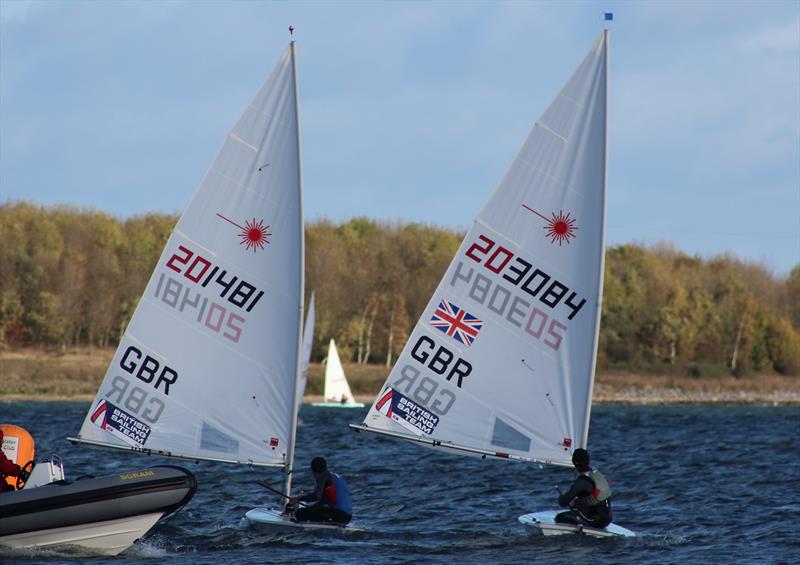 Laser Inlands at Grafham photo copyright Paul Williamson taken at Grafham Water Sailing Club and featuring the ILCA 7 class