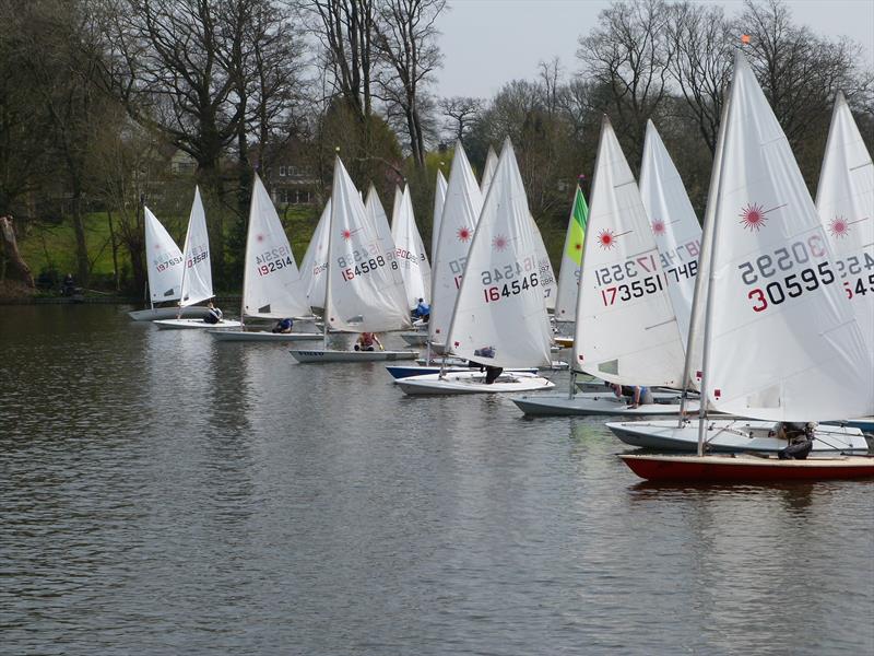 Laser Midland Grand Prix round 3 at Earlswood photo copyright Mike Homer taken at Earlswood Lakes Sailing Club and featuring the ILCA 7 class