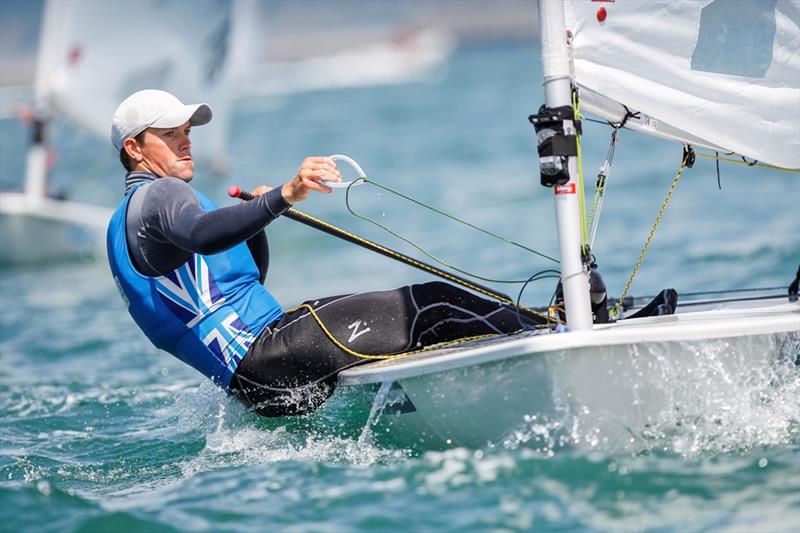 Jack Wetherell at the Under 21 Laser European Championships in Torbole photo copyright Paul Wyeth / RYA taken at  and featuring the ILCA 7 class