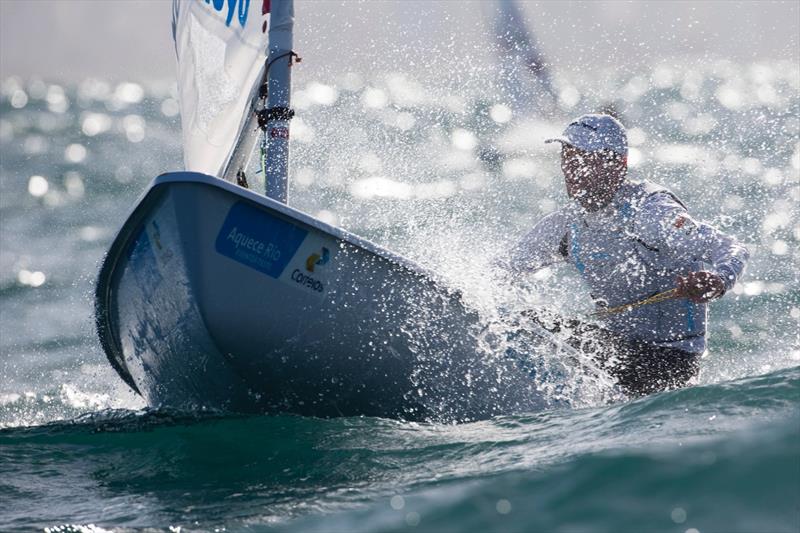 Day 4 at the Aquece Rio - International Sailing Regatta 2014 photo copyright Ocean Images taken at  and featuring the ILCA 7 class