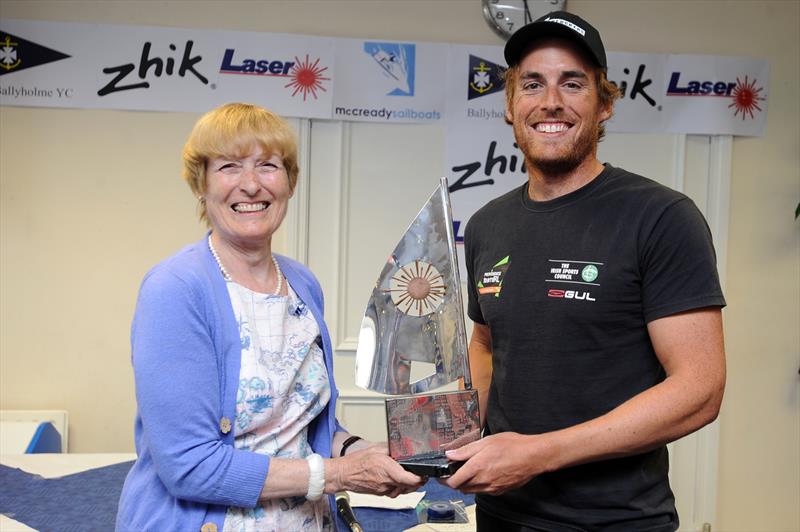 James Espey wins the Standard fleet in the Zhik Irish Laser Nationals photo copyright Nicholas Haig taken at Ballyholme Yacht Club and featuring the ILCA 7 class