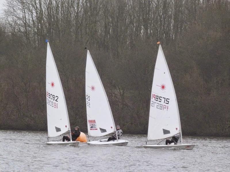 Crewsaver Tipsy Icicle Series week 6 at Leigh & Lowton photo copyright Mike Baldwin taken at Leigh & Lowton Sailing Club and featuring the ILCA 7 class