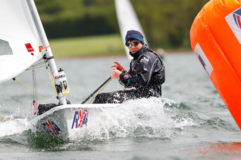 Milo Gill-Taylor on day 2 of the RYA 29th Eric Twiname Championships photo copyright Paul Wyeth / RYA taken at Rutland Sailing Club and featuring the ILCA 7 class
