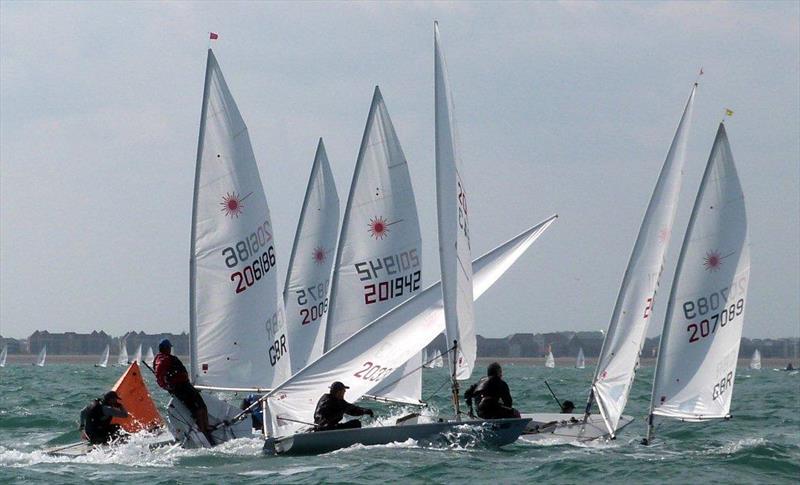 Rooster Laser Masters' Nationals at Pevensey Bay photo copyright Adrian Peckham taken at Pevensey Bay Sailing Club and featuring the ILCA 7 class