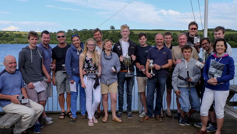Prizewinners at the Notts County Laser Open photo copyright David Eberlin taken at Notts County Sailing Club and featuring the ILCA 7 class