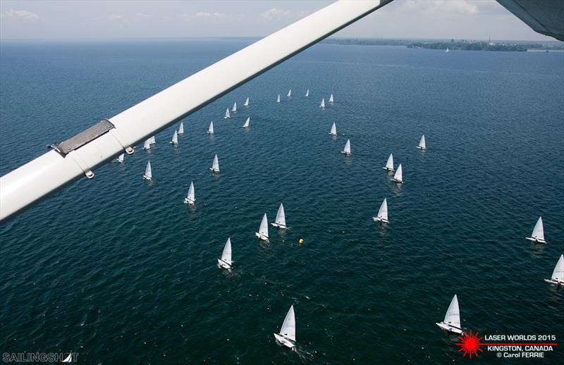 Laser Masters' Worlds day 7 photo copyright Luka Bartulovic / SailingShot taken at CORK and featuring the ILCA 7 class