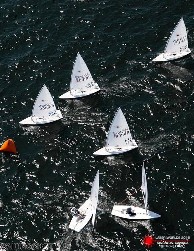 Laser Masters' Worlds day 7 photo copyright Luka Bartulovic / SailingShot taken at CORK and featuring the ILCA 7 class