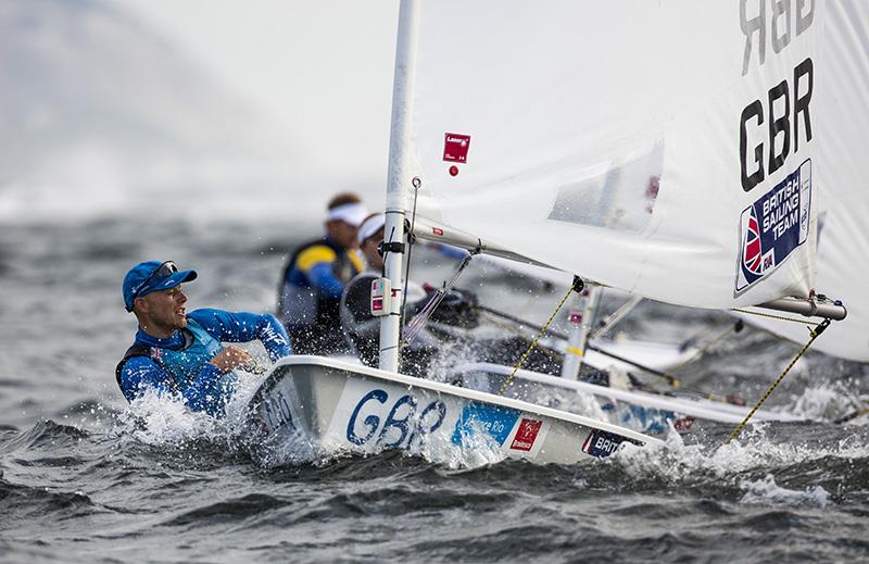 Nick Thompson on day 5 of the Aquece Rio – International Sailing Regatta photo copyright Ocean Images / British Sailing Team taken at  and featuring the ILCA 7 class