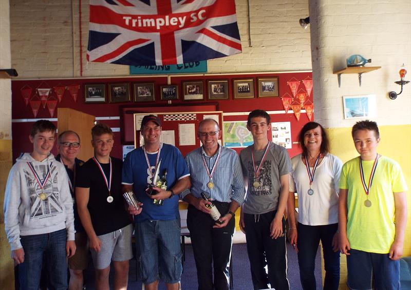 Trimpley Laser Open prize winners - photo © Abi Holland
