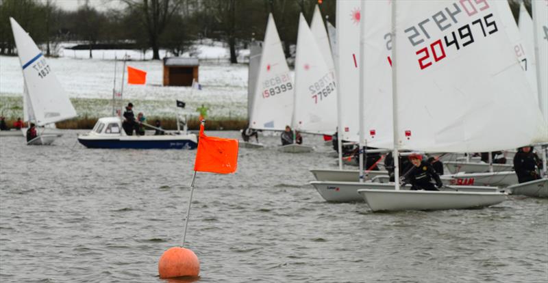 Week 3 of the Tipsy Icicle series at Leigh & Lowton photo copyright Gerard van den Hoek taken at Leigh & Lowton Sailing Club and featuring the ILCA 7 class
