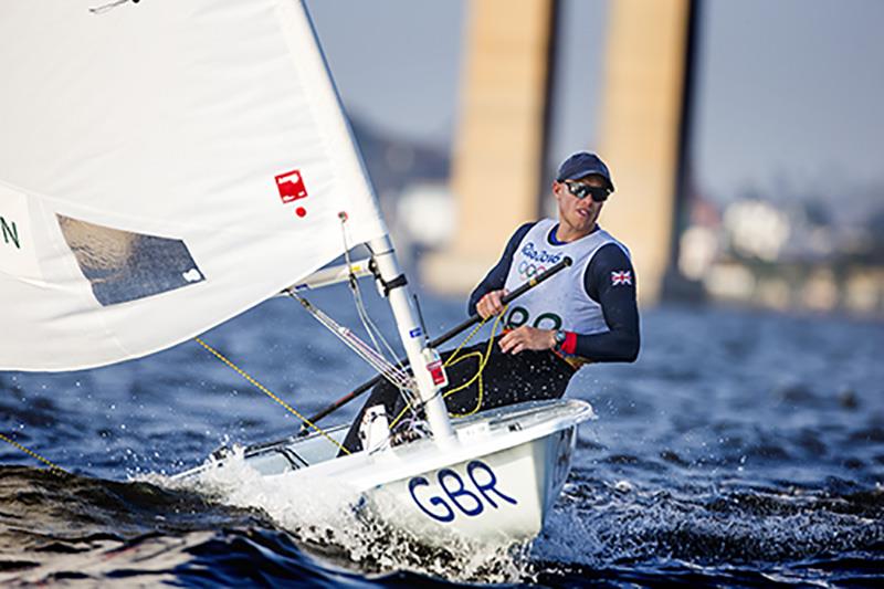 Nick Thompson on day 6 at the Rio 2016 Olympic Sailing Competition - photo © Richard Langdon / British Sailing Team