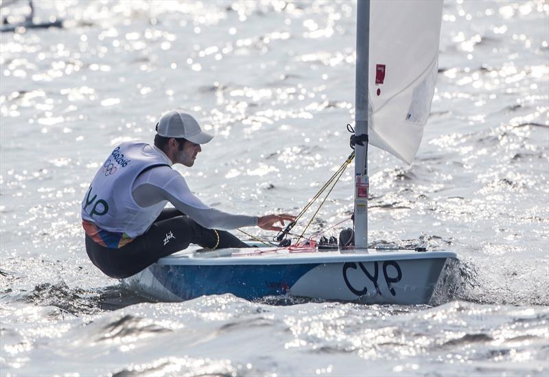 Cyprus' Pavlos Kontides at Rio 2016 photo copyright Sailing Energy / World Sailing taken at  and featuring the ILCA 7 class