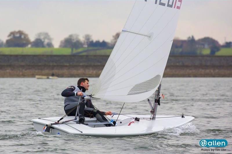 Craig Williamson wins the GJW Direct Sailjuice Winter Series Fernhurst Books Draycote Dash photo copyright Tim Olin / Allen Brothers taken at Draycote Water Sailing Club and featuring the ILCA 7 class