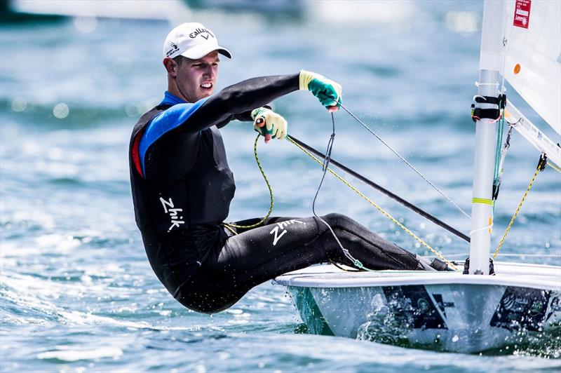 Matt Wearn on day 1 of the Sailing World Cup Final photo copyright Pedro Martinez / Sailing Energy / World Sailing taken at  and featuring the ILCA 7 class