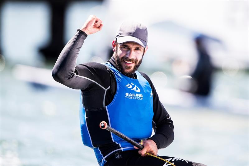 Pavlos Kontides wins Laser gold at the Sailing World Cup Final photo copyright Pedro Martinez / Sailing Energy / World Sailing taken at  and featuring the ILCA 7 class