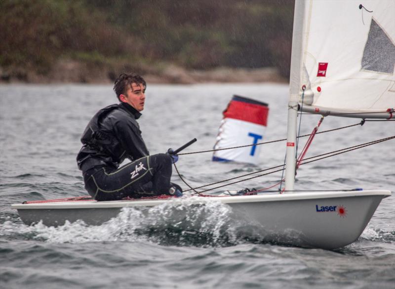 Andrew Kilburn wins the Slow fleet in the Notts County SC First of Year Race photo copyright David Eberlin taken at Notts County Sailing Club and featuring the ILCA 7 class