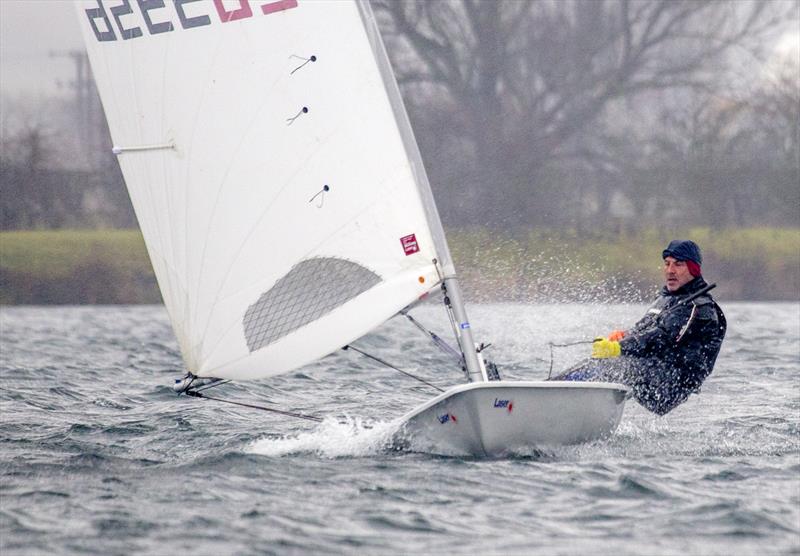 Grahame Newton wins the County Cooler at Notts County photo copyright David Eberlin taken at Notts County Sailing Club and featuring the ILCA 7 class
