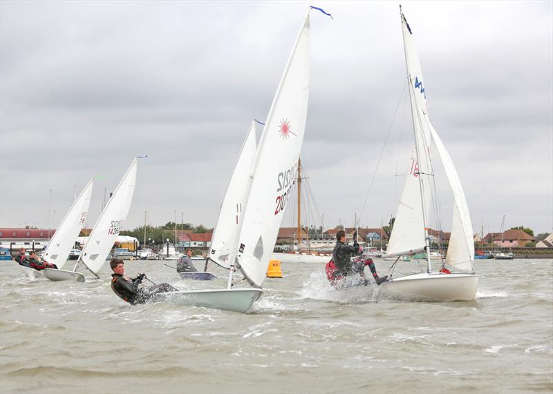 Blackwater Cadet Week photo copyright Guy Hawkins taken at Blackwater Sailing Club and featuring the ILCA 7 class