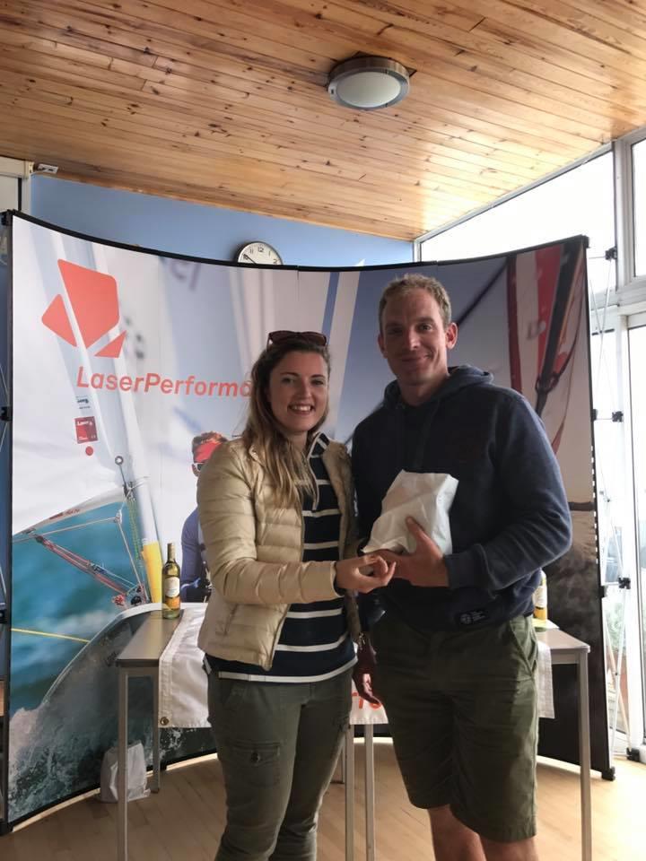James Gray, first Standard overall and first Apprentice Master in the Laser Masters Qualifier at Pevensey Bay photo copyright Joel Chadwick taken at Pevensey Bay Sailing Club and featuring the ILCA 7 class