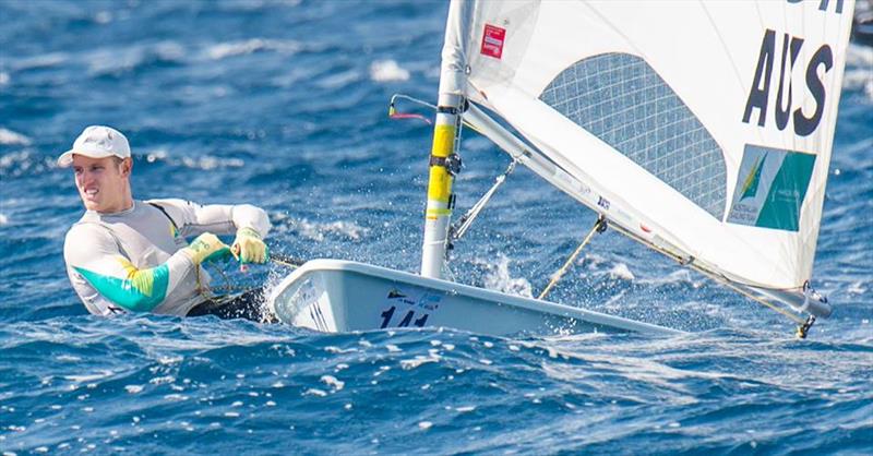 Matthew Wearn on day 5 of the Laser Standard Men's World Championship photo copyright ILCA taken at  and featuring the ILCA 7 class