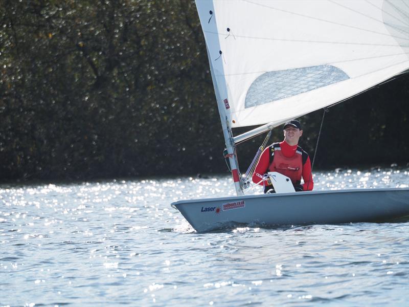 Ross Williams wins the Thames Valley Laser Open at Welsh Harp photo copyright Luke Howard taken at Welsh Harp Sailing Club and featuring the ILCA 7 class
