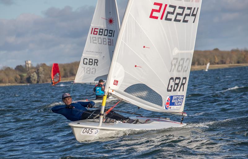 Sam Whaley won the Standard fleet during the Laser Inlands at Grafham Water photo copyright Paul Williamson taken at Grafham Water Sailing Club and featuring the ILCA 7 class