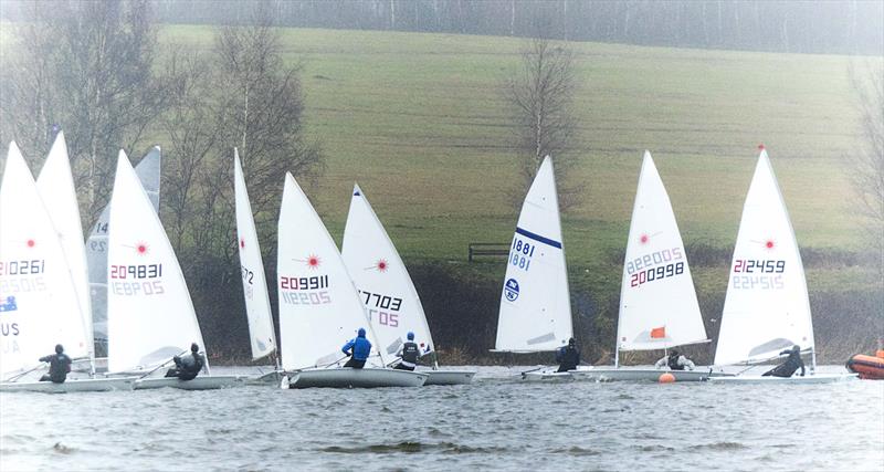 Leigh & Lowton Tipsy Icicle Series Week 3 photo copyright Gerard Van den Hoek taken at Leigh & Lowton Sailing Club and featuring the ILCA 7 class