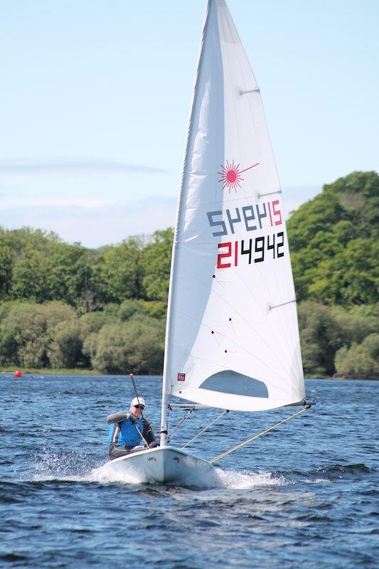 Tim Keighley Laser winner of the Bassenthwaite Laser and Solo Open photo copyright William Carruthers taken at Bassenthwaite Sailing Club and featuring the ILCA 7 class