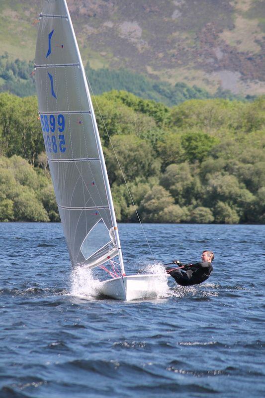 Robin Dawson wins the Solo class at the Bassenthwaite Laser and Solo Open photo copyright William Carruthers taken at Bassenthwaite Sailing Club and featuring the ILCA 7 class