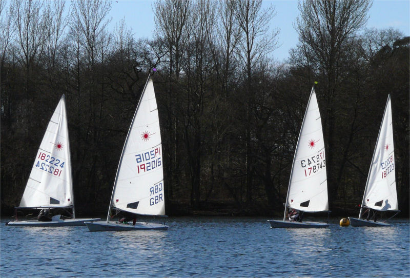 28 competitors for the Laser Northern Grand Prix at Redesmere Sailing Club