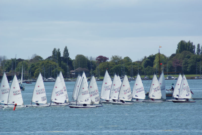 Sailors from fifteen clubs for the Laser South Coast GP at Dell Quay