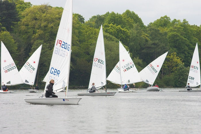 Zephyrs dancing over the Mere for the Budworth Laser open