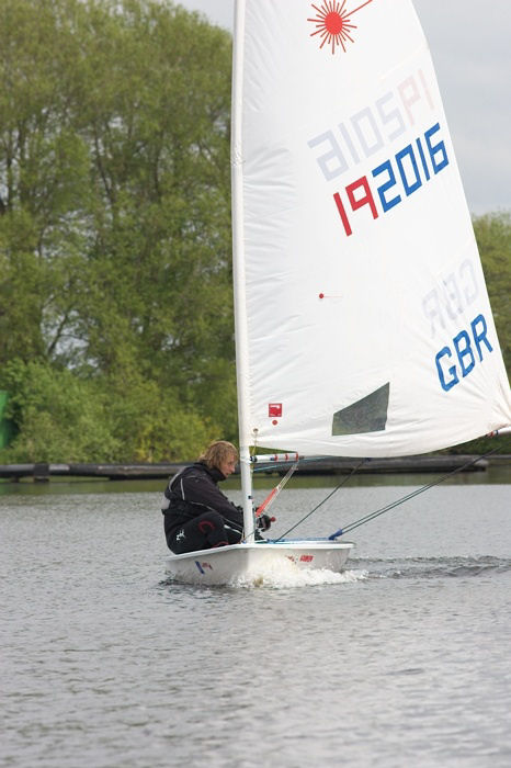 Zephyrs dancing over the Mere for the Budworth Laser open