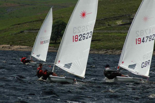 23 Lasers for the Yorkshire Dales SC open