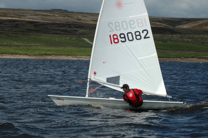Stuart Belfield wins the Yorkshire Dales Laser open