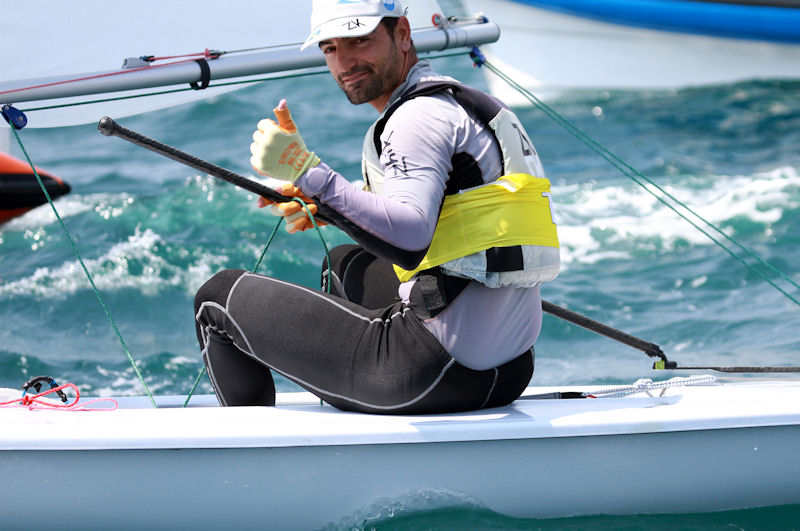Laser gold for Javier Hernandez at French Olympic Sailing Week at Hyeres photo copyright Guillaume Durand / DPPI / FFV taken at  and featuring the ILCA 7 class