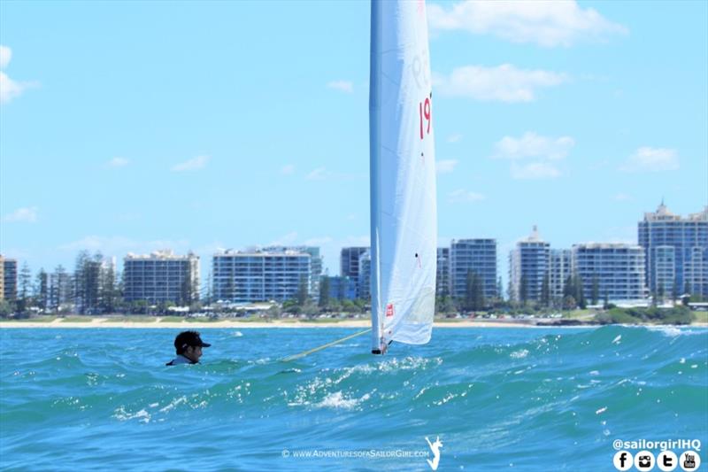 Oceanic and Australian Lasers Masters 2018 photo copyright Nic Douglass / www.AdventuresofaSailorGirl.com taken at Maroochy Sailing Club and featuring the ILCA 7 class