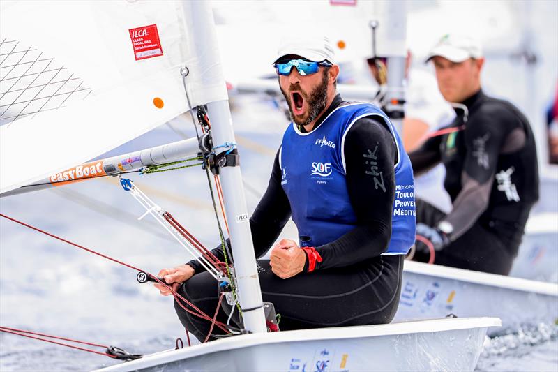ILCA 7 gold for Pavlos Kontides (CYP) in the 53rd Semaine Olympique Francais, Hyeres photo copyright Sailing Energy / FFVOILE taken at COYCH Hyeres and featuring the ILCA 7 class