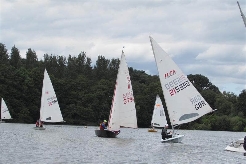 2nd overall Thomas Brindley in his ILCA 7 during the 2023 Border Counties Midweek Sailing Series at Redesmere photo copyright Brian Herring taken at Redesmere Sailing Club and featuring the ILCA 7 class