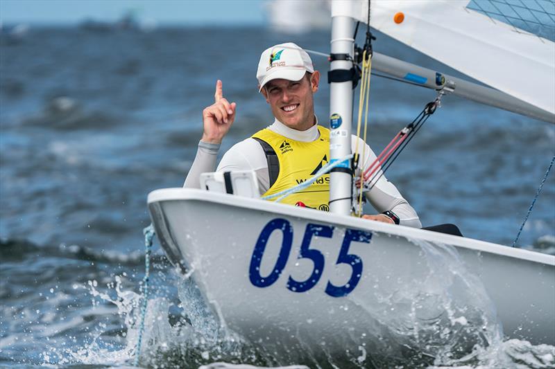 Matt Wearn wins the ILCA 7 Allianz Sailing World Championships in The Hague photo copyright Beau Outteridge taken at  and featuring the ILCA 7 class