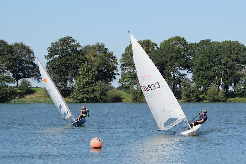 Get those boats flat - 2023 Border Counties Midweek Sailing Series at Nantwich & Border Counties SC photo copyright Brian Herring taken at Nantwich & Border Counties Sailing Club and featuring the ILCA 7 class