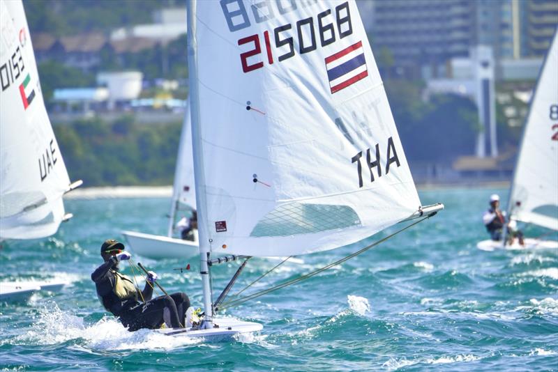 Thai sailor Bowonnan Chanram also made the top ten in the ILCA 7 fleet going into the medal races photo copyright YRAT taken at Royal Varuna Yacht Club and featuring the ILCA 7 class