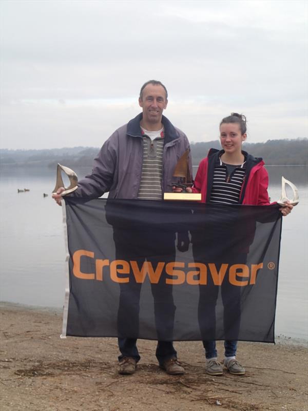 Rob and Katie Burridge win the Crewsaver Millennium Series 2014 photo copyright James Macgregor taken at  and featuring the 2000 class