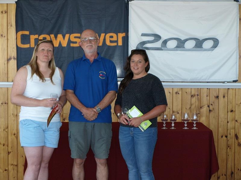 Natalie Roach and Alex Pickles take third at the Crewsaver 2000 Millennium Series Round 4 at Thorney Island  photo copyright Clare Sargent taken at Thorney Island Sailing Club and featuring the 2000 class