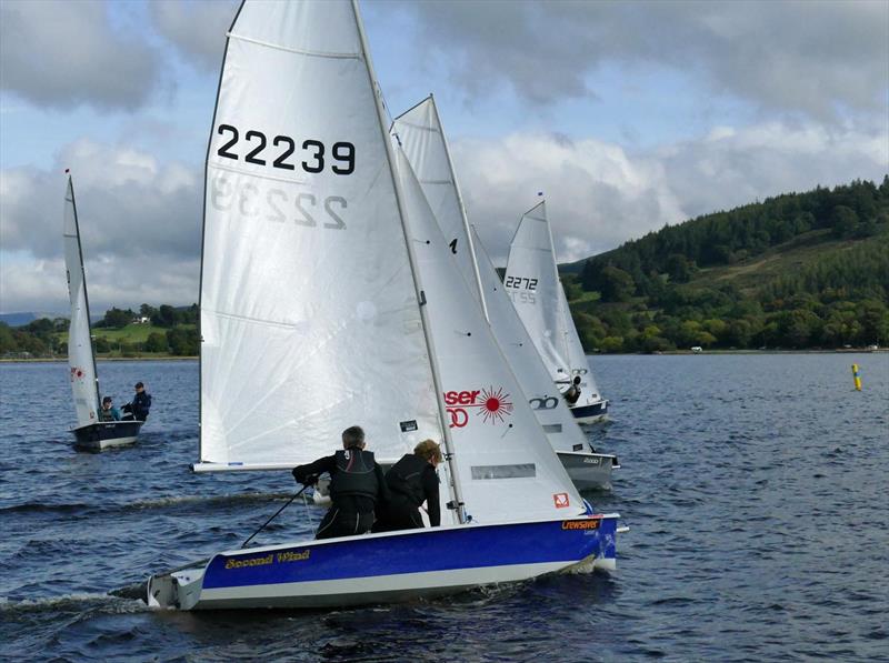 2000 class Welsh Championship at Bala photo copyright John Hunter taken at Bala Sailing Club and featuring the 2000 class
