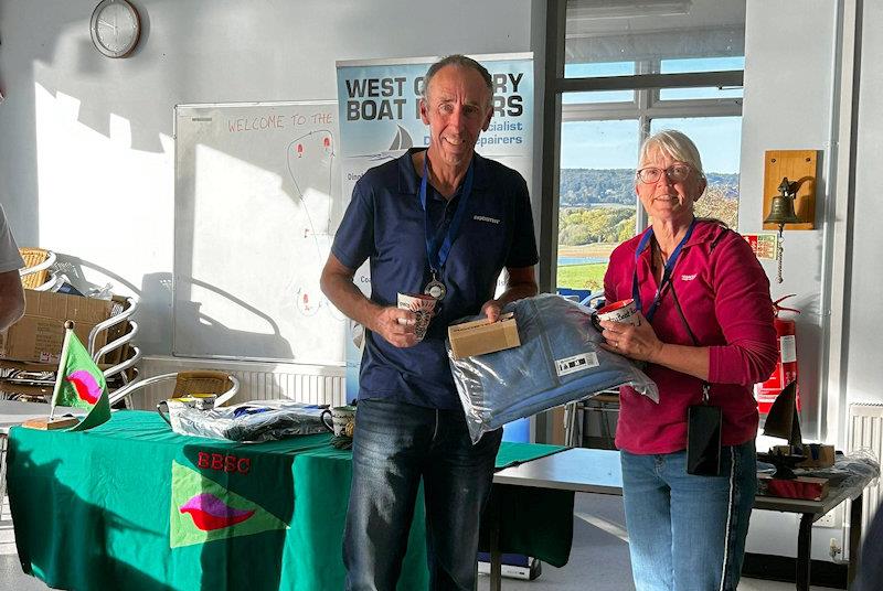 Rob and Gemma Burridge, 2nd - West Country Boat Repairs 2000 Millennium Series overall prize-giving photo copyright 2000 Class association taken at Bough Beech Sailing Club and featuring the 2000 class