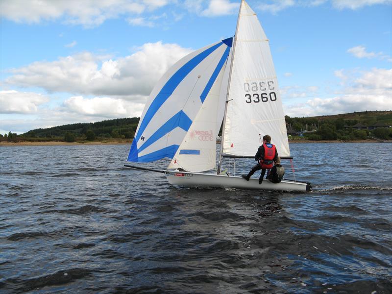 Handicap winners Robbie Langford and James Nohl at Kielder's September Open photo copyright KWSC taken at Kielder Water Sailing Club and featuring the 3000 class