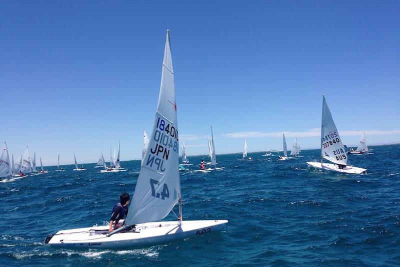 2015 Australian Youth Championships day 1 photo copyright Australian Sailing taken at Fremantle Sailing Club and featuring the ILCA 4 class